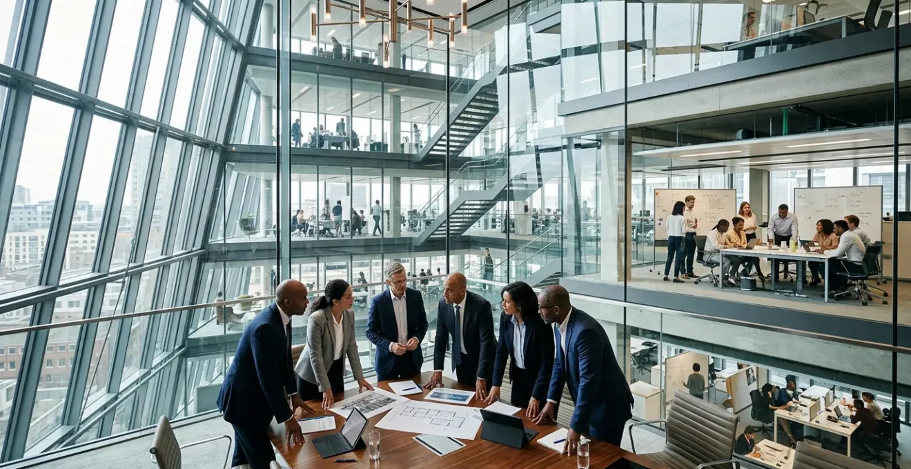 Executive leadership team balancing governance and agility in modern corporate environment