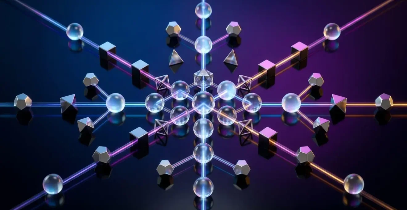 Abstract visualization of interconnected procurement workflow systems