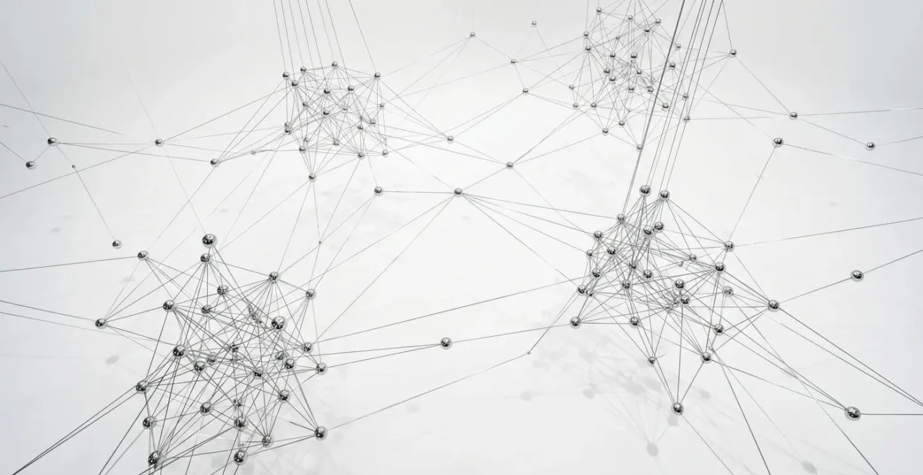 Network visualization showing interconnected sector dependencies in investment portfolio