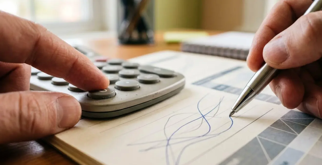 Financial analyst monitoring real-time cost variance data streams