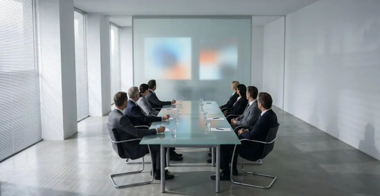 Business professionals reviewing performance metrics charts to renegotiate an SLA.
