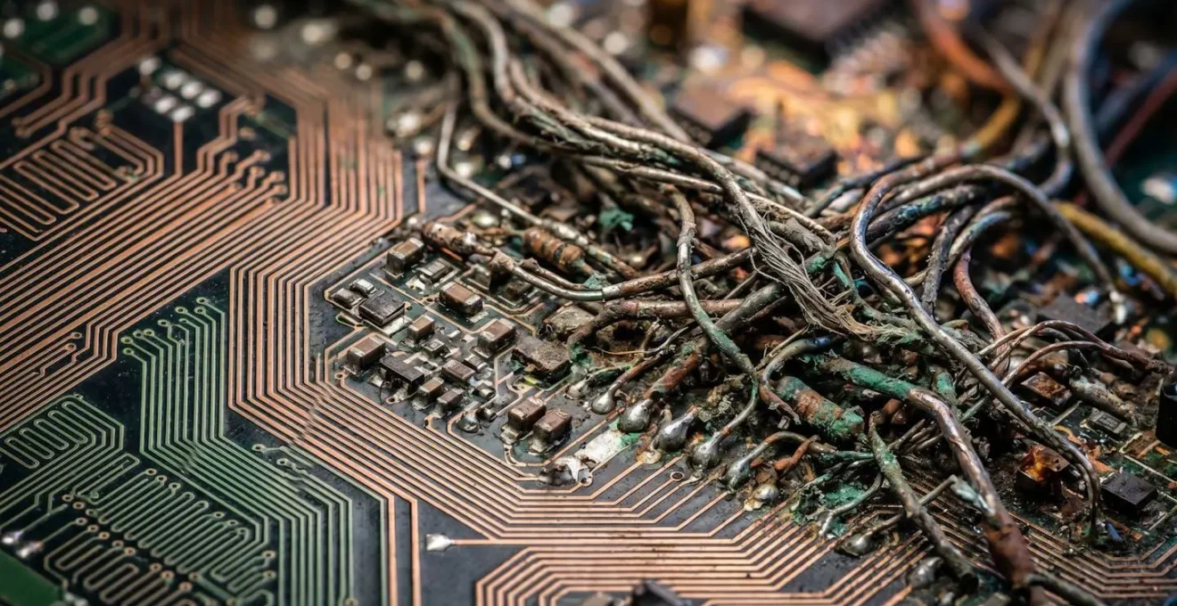 Macro view of interconnected technology infrastructure components